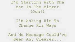 Michael Jackson - Man  In The Mirror Lyrics chords