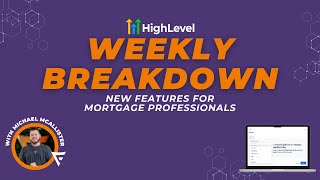 GHL Weekly Breakdown: HighLevel Updates for Mortgage Pros  Email Fonts,  Social Posts, + Workflows