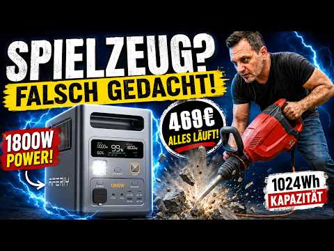 👉 Günstige Powerstation 😳 Ich hab ALLES angeschlossen… DAS ist passiert! ⚡ | AFERIY P180 Pro
