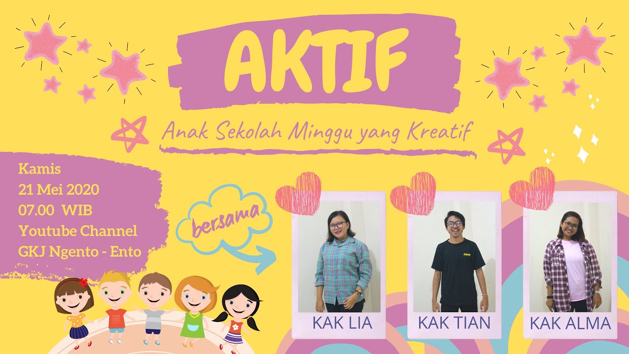 AKTIF Anak Sekolah  Minggu  yang Kreatif  KARTU KASIH 