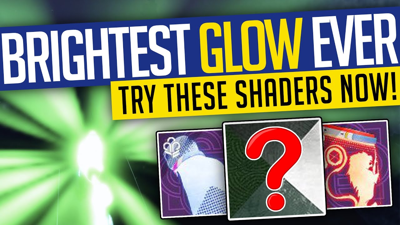 Destiny 2 | BRIGHTEST GLOW EVER! Insane Armor GLOW, MUST TRY Shaders & More! (Destiny Fashion)