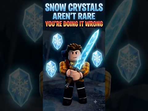 Snow Crystals Aren’t Rare -You’re Doing It Wrong! SURVIVE THE COLD GUIDE #roblox #robloxyt
