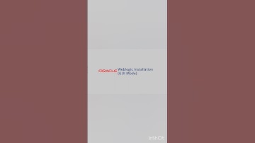 Weblogic 12C Installation in GUI Mode | Silent Mode