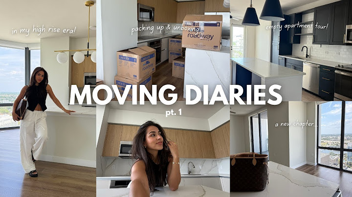 MOVING DIARIES EP. 1 | moving out, empty apt. tour, in my high rise era, new apartment reveal & more