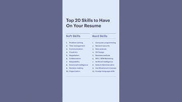 20 Resume Skills That Will Help You Get Hired