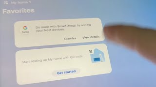 Start setting up My home with QR code - SmartThings App | Samsung TV