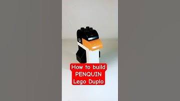 How to build a Penquin. Lego Duplo. #legoanimals #legoduplo #builder #lego #penquin #figure
