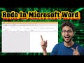 How To Redo In Microsoft Word | Quick Shortcuts &amp; Toolbar Guide (2026)
