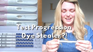 Live Pregnancy Test & Pregnancy Test Progression (First Response and Boots Strip Tests)