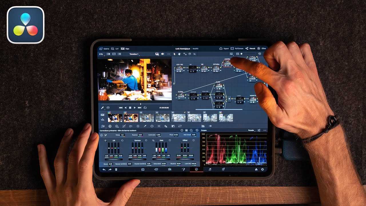 DaVinci Resolve sur l'iPad Pro M4, ça donne quoi ? - YouTube