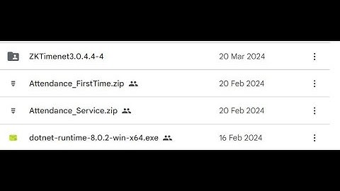 ZktimeNets 3.0 configuration and Attendence updated service installation step by step