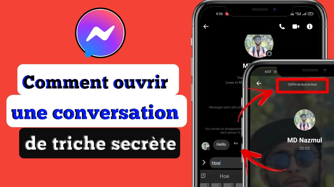 Comment ouvrir une conversation de triche secrète sur Messenger Appels