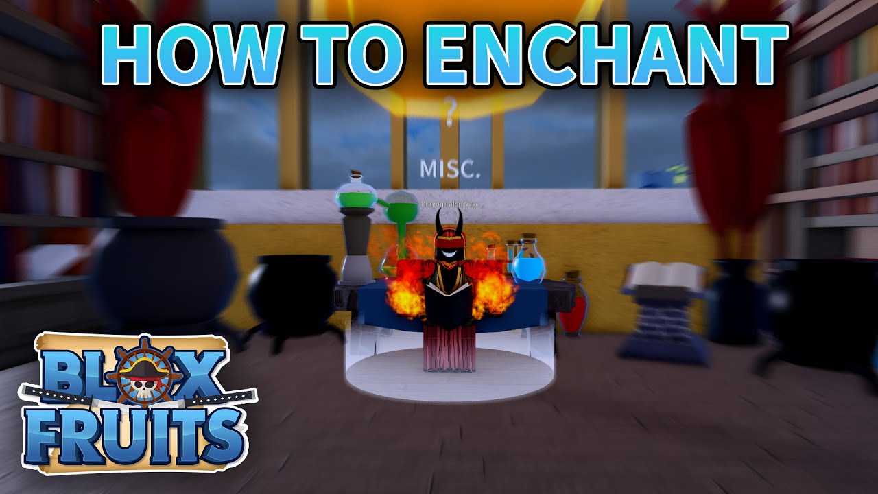 How to Enchant Sword Using Scrolls in Blox Fruits Update 20