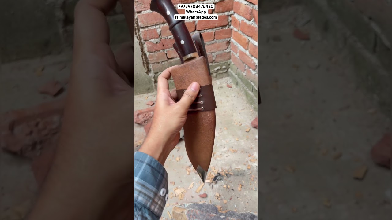 Mini MK 1 kukri customized in full flat tang | Proudly forged at HimalayanBlades 