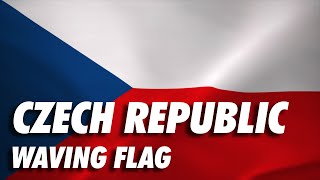 Czech Republic Waving Flag 4K Moving Wallpaper Background screenshot 4