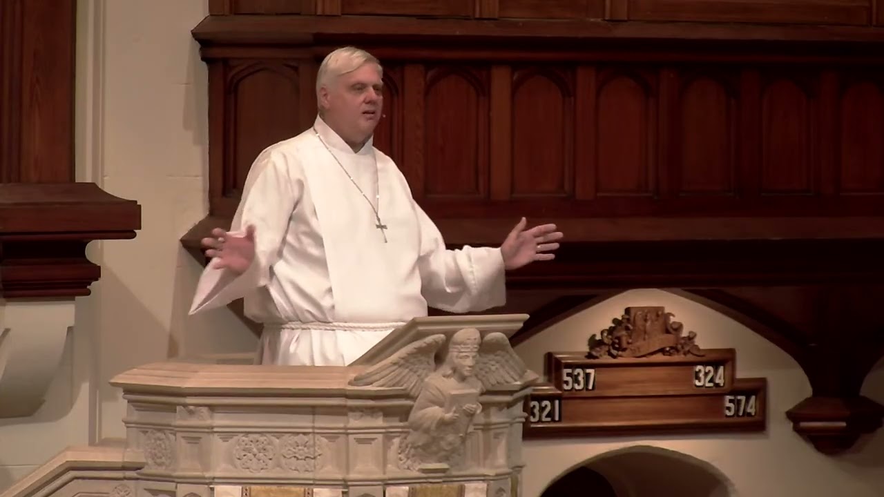 Ed Daniels, Seminarian-in-Residence, preaching
The Twelfth Sunday after Pentecost
August 16, 2026

We invite you to join us in worship at St. John’s Cathedral on Sunday mornings, whether in person or online. Our worship is based on the traditions of the Episcopal Church and features beloved hymns, Gospel, and choral music. Inspirational sermons are a mainstay. We are grateful for your presence and pray this service inspires and uplifts your journey of faith.

Give Online: https://bit.ly/3KJeeCC
Learn more about St. John's Cathedral: https://www.jaxcathedral.org
Instagram: https://instagram.com/ jaxcathedral  
Facebook:  https:/facebook.com/ jaxcathedral