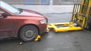 Hydraulic Forklift Car Mover Attachment