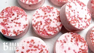 Make Rose Gold and Pink Salt Bath Bombs | Bramble Berry