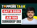 SUBHADEEP DAS AT B 2026 AIR 100 | SMALL STEPS BIF IMPACT
