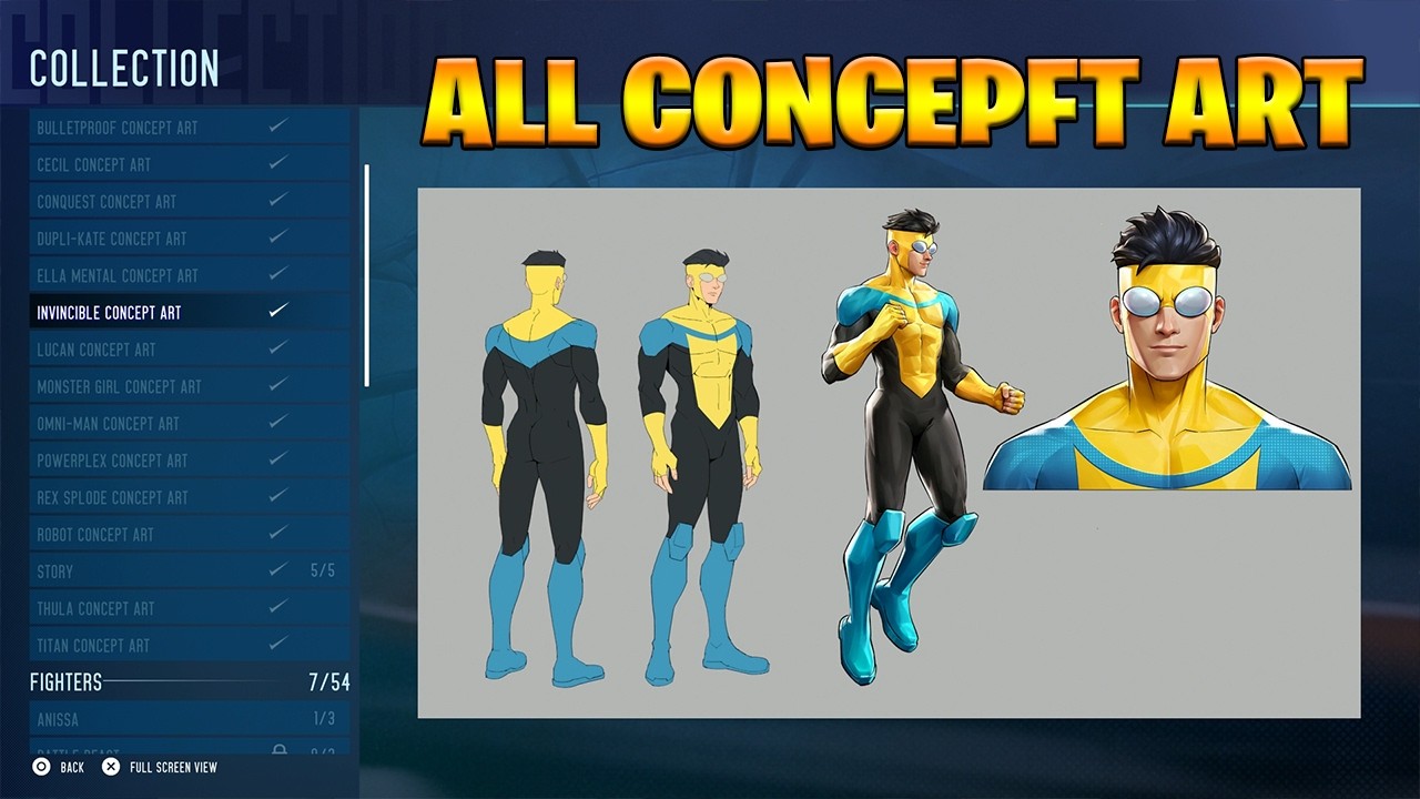 Invincible VS All Characters Concept Art (FULL Showcase) - YouTube