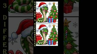 Look closely! Can you find the hidden changes? #findthedifference #xmas #christmas