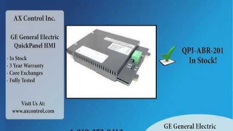 GE Fanuc Quickpanel Total Control QPI-ABR-201 Profibus Module