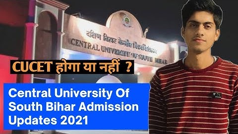 #CusbEntranceExam2021 #mgcub  Central University Of South Bihar Admission 2021 | #Cusb placement 🔥 |