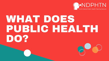 (A001) What Does Public Health Do?
