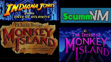 FluidSynth vs AdLib vs Roland MT-32 vs PC Speaker - Comparing Classic Lucasarts Intros