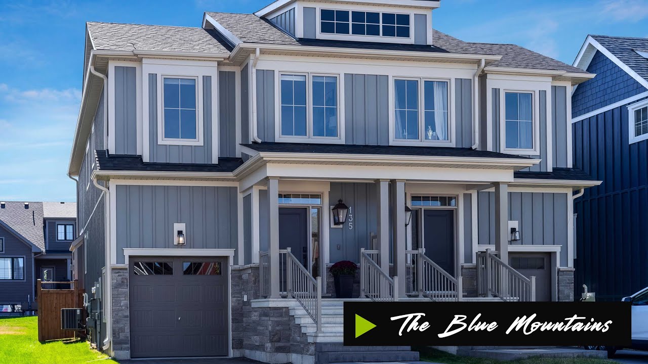 A real estate listing on 135 Courtland Street, The Blue Mountains, Ontario.