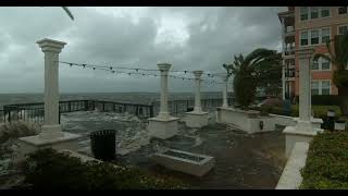 FREE Video Stock 4K – Hurricane Nicole 2022 Footage Jacksonville FL Bell Riverside Flooding