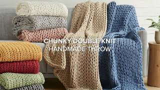 The Chunky Double Knit Handmade Throw