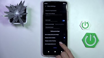 ZTE Blade A35e – Batterijpercentage weergeven in de statusbalk