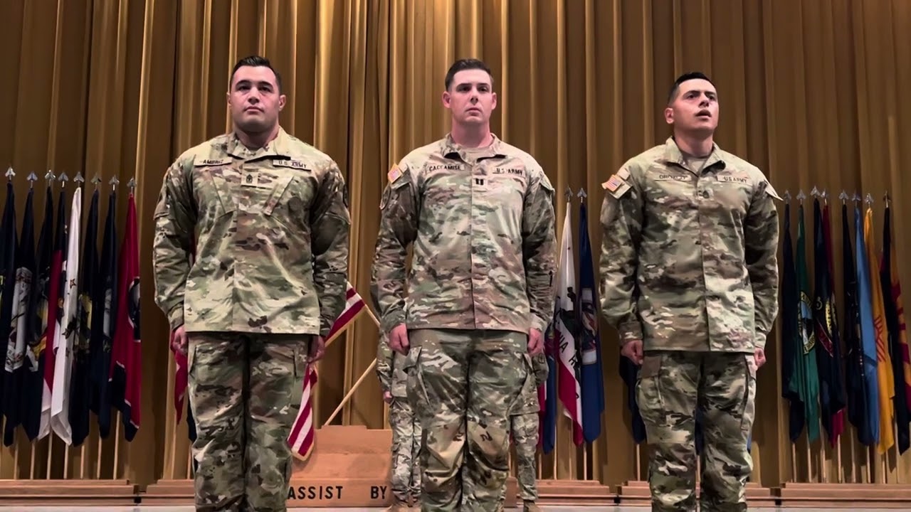 Change of Responsibility - 1SG Ambriz