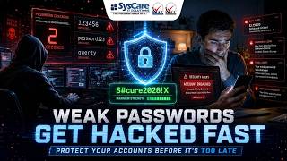 Weak Passwords Can Destroy Your Digital Life in Seconds | Cyber Security Awareness Video