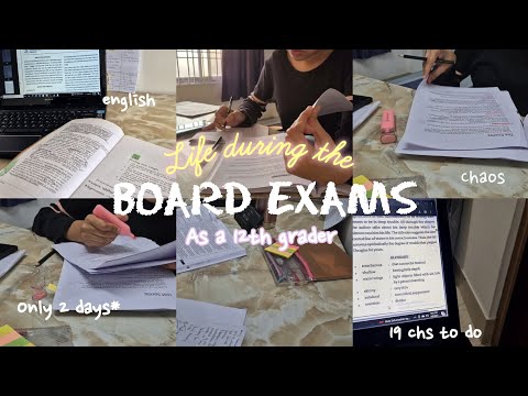 2 Days to Finish My Entire Syllabus?! ˎˊ˗⋆｡°✩📄 Board Exam Madness| Cbse 12th grader