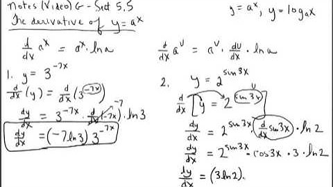 Notes (Video) G -  5.5 Pt 1