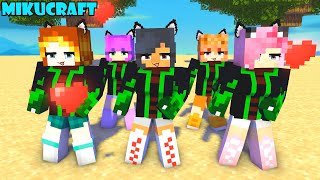 simple dimple elemental earth aphmau, kc, kim and friends - minecraft animation #shorts Resimi