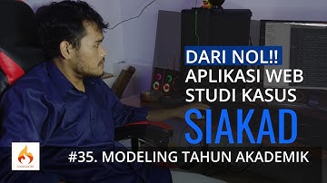 #35 Modeling Tahun Akademik | Aplikasi Sistem Informasi Akademik (SIAKAD) Berbasis Web