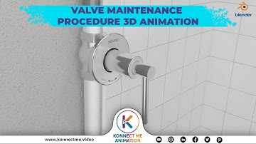 3D Valves Maintenance | 3D Animation | 3D Product | Animated Video by @KonnectMe ​