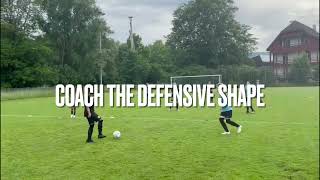 BEST Soccer Drill for Defensive Shape