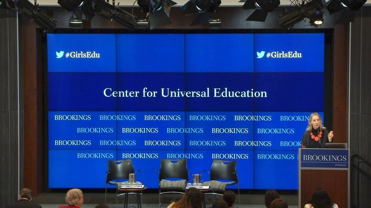 brookings institution events Girls’ education research and policy symposium - Introduction and opening remarks