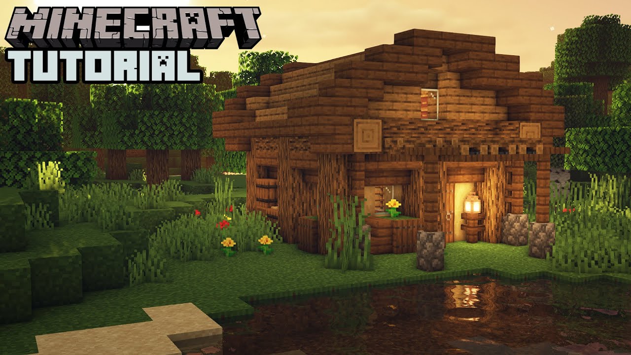 Minecraft: Small Wooden House Tutorial (How to Build) - YouTube