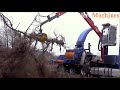 Amazing Wood Chipper Machine Working Skill | Extreme Fast Tree Shredder Easy