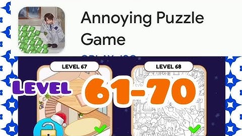 Annoying puzzle game level 61-70 gameplay walkthrough