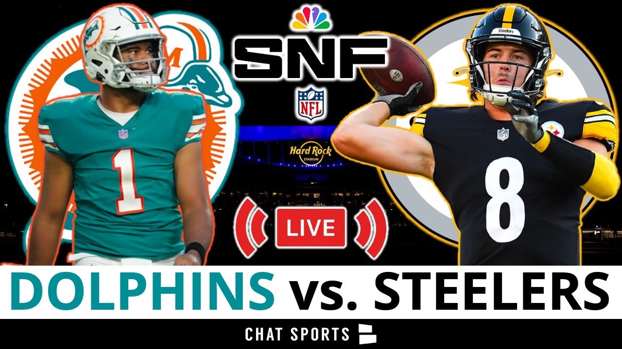 steelers dolphins live