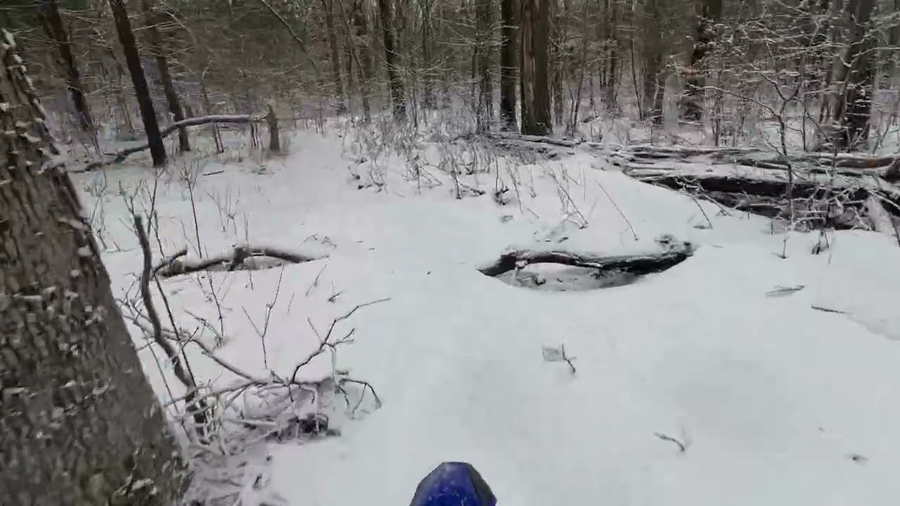 dirt bike winter ride