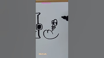 Satisfying Alphabet Lore drawing in 1 minute #shorts