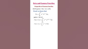 Beta and gamma function | second property of Gamma function| mathematics #maths #engineering #bsc