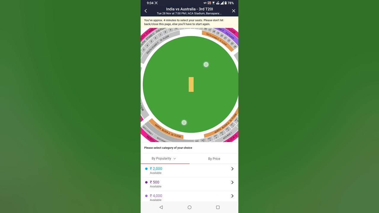 Bookmyshow India Vs Australia Tickets 2020 india vs australia 3rd t20i tickets | india vs australia 3t20i tickets